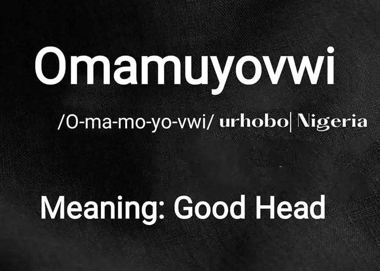 Omomuyovwi Meaning in Urhobo
